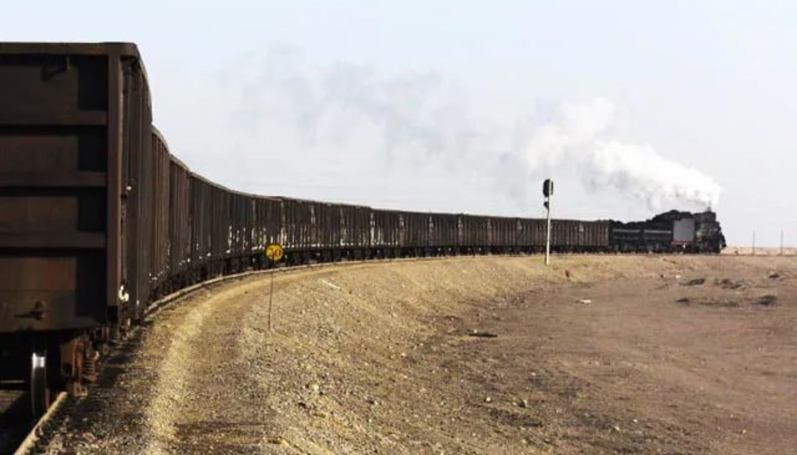 Die Dicke der Räder von Eisenbahngüterwagen in China