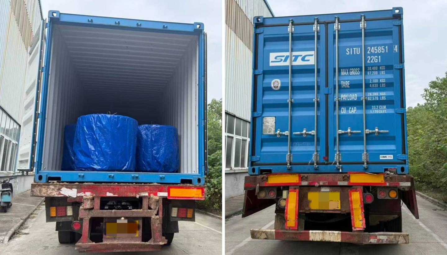 Versand von 660 Eisenbahnrädern nach Bangladesch am 21. September 2025